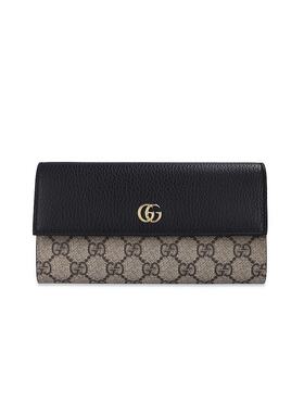 GUCCI 女士钱包 45611617WAG1283 CO 黑色 GG Marmont 钱包