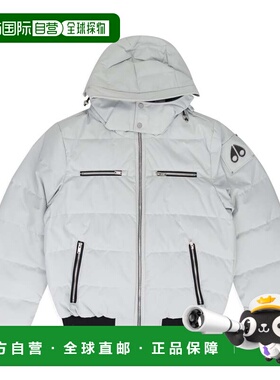 自营moose knucklesGREY CLOUD BOMBER NEOSHEAR PUFFER JACKET -