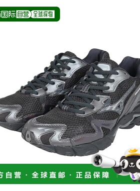 日本直邮MIZUNO 波浪骑手10运动鞋 [D1GA243108] 黑色 灰色美津浓