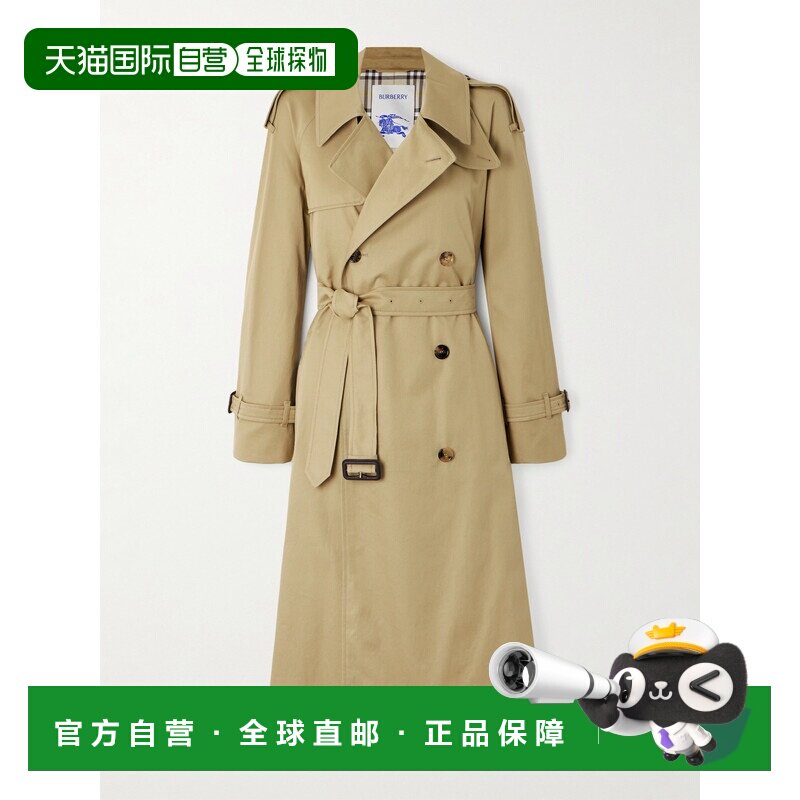 1h可退 香港直邮Burberry 巴宝莉 女士 风衣 8104711 brown新款
