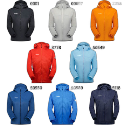 日本直邮Mammut 女款滑翔机风衣夹克 Glider 2.0 WB 连帽夹克 AF