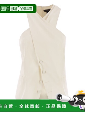 1h可退 香港直邮MaxMara 麦斯玛拉 女士 SELVA 羊毛华达呢缎面夹