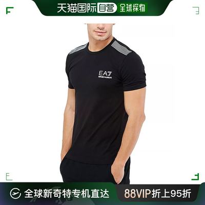 香港直邮EMPORIO ARMANI 男黑色男士T恤 273524-4A206-00020