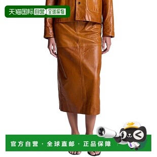 自营A.L.C.梅布尔皮裙-多色 美国奥莱直发