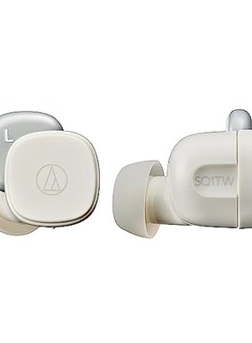 Audio Technica 完全无线耳机 ATH-SQ1TW STB 沙白色