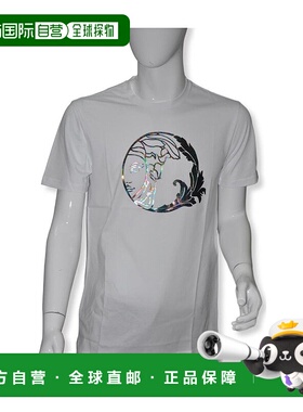 香港直邮VERSACE 男士T恤 V800683VJ00298V7001 SS2021 灰色