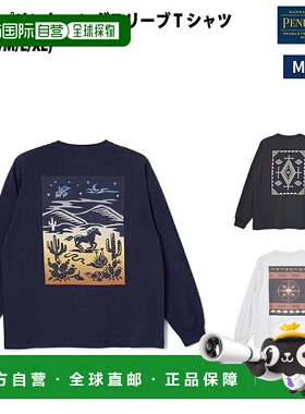 日本直邮Pendleton PWM L/S BackPT Tee男士背面印花长袖T恤休闲1