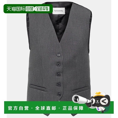 1h可退 香港直邮The Frankie Shop 女士 Gelso 背心 grey灰色 舒