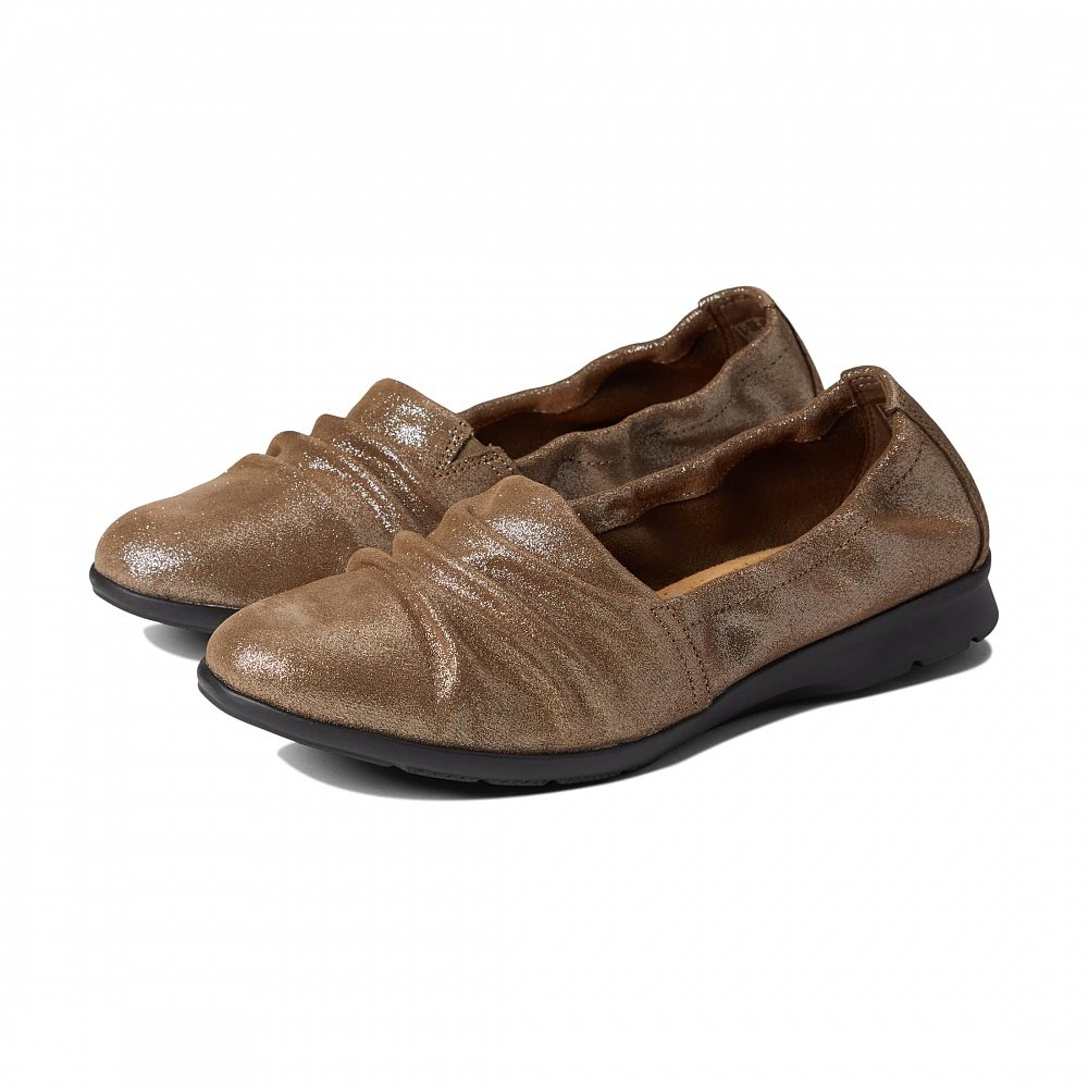 Clarks Jenette Ruby Pewter 金属绒面革