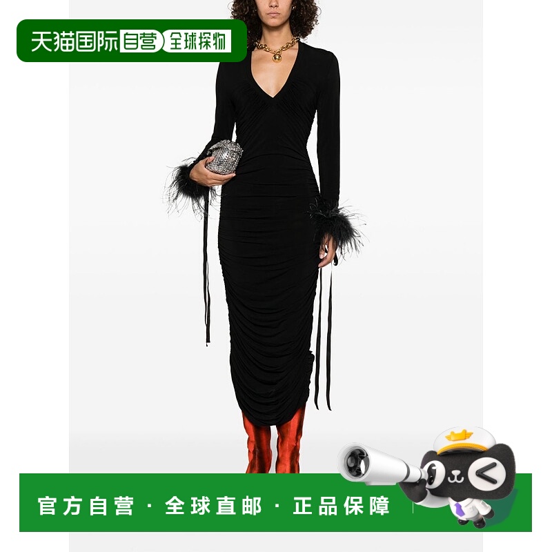 1h可退 香港直邮PINKO 女士连衣裙 105780A2GSZ99 AW2025 黑色 Dr