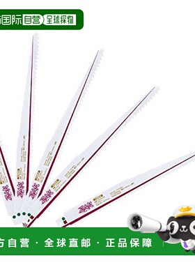 【日本直邮】Sk11藤原产业 往复锯 木质拆除 225mm 6齿 5片 KH09-