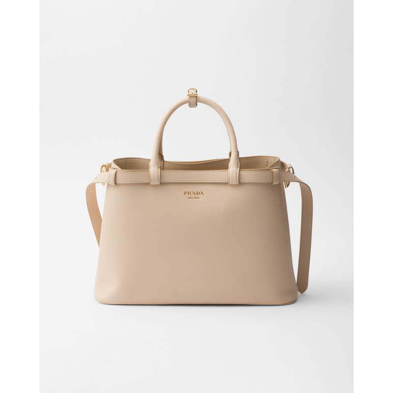 PRADA（2025）Prada 双腰带扣皮革包