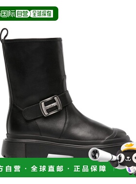 香港直邮HOGAN 女士靴子 SS2025 HXW6190FC40KXTB999黑色 厚底鞋
