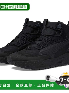 自营Men's Puma Rs-Trck Sneaker Black Lace-Up Lifestyle Shoes