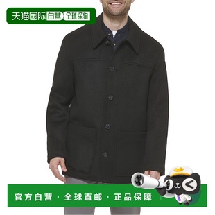 Haan black Wool Coat 美国奥莱直发外套 Blend 自营Cole