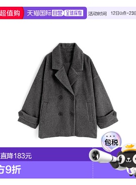 日本直邮日潮 GRL 蓬松茧型宽松型大衣ze914西装