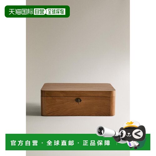 日本直邮Wood Mirror 首饰盒 木质收纳盒