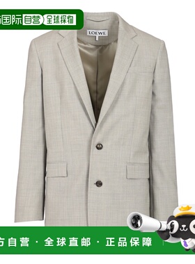 香港直邮LOEWE 男士夹克 H526Y03WC31120 AW2025 灰色 Single-Bre