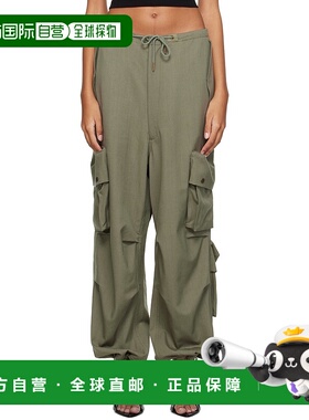 1h可退 香港直邮潮奢 DARKPARK 女士 绿色 Blair 工装裤 AWTR14FA