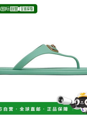 1h可退 香港直邮潮奢 versace 范思哲 女士 绿色 Alia Rubber 凉