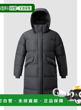 韩国直邮KOLON SPORT可隆女士黑色长款羽绒服