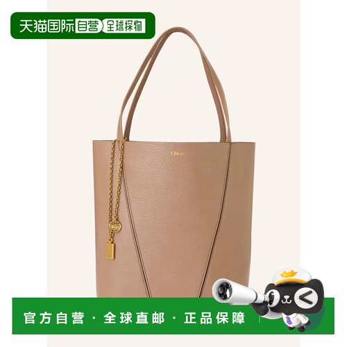 香港直邮CHLOÉ 女士手提包 100167813218500 CO 卡其色 Shopper S