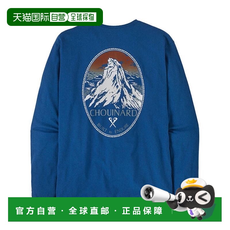自营欧洲直邮PATAGONIA 乔纳德徽章责任棉质男士T恤潮流时尚休闲