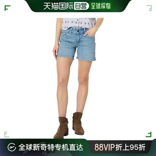 女士 香港直邮潮奢 威格 Wrangler 复古中腰短裤