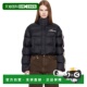 香港直邮AMIRI Cropped 女士 1h可退 黑色 Bones 羽绒夹克 AWOUDW