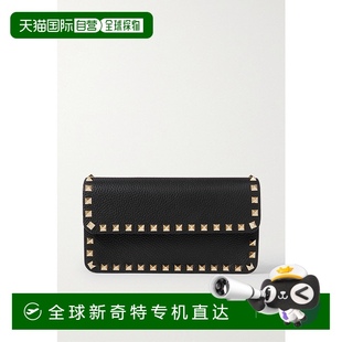 女士 1h可退 华伦天奴 香港直邮潮奢 铆钉织纹皮革手包 Valentino