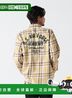 日本直邮AVIREX 褪色格纹衬衫[AV1129EM025170]