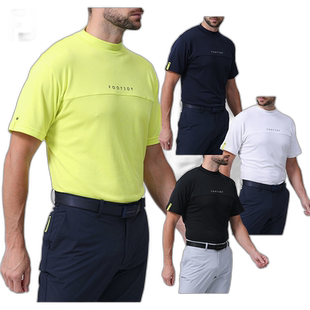 日本直邮FOOTJOY 高尔夫服装男士短袖小高领衬衫 FJ-S24-S04 吸水