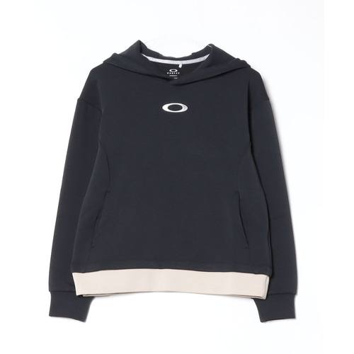 日本直邮OAKLEY 女装 Radiant Peach 加绒连帽衫 半拉链宽松版型