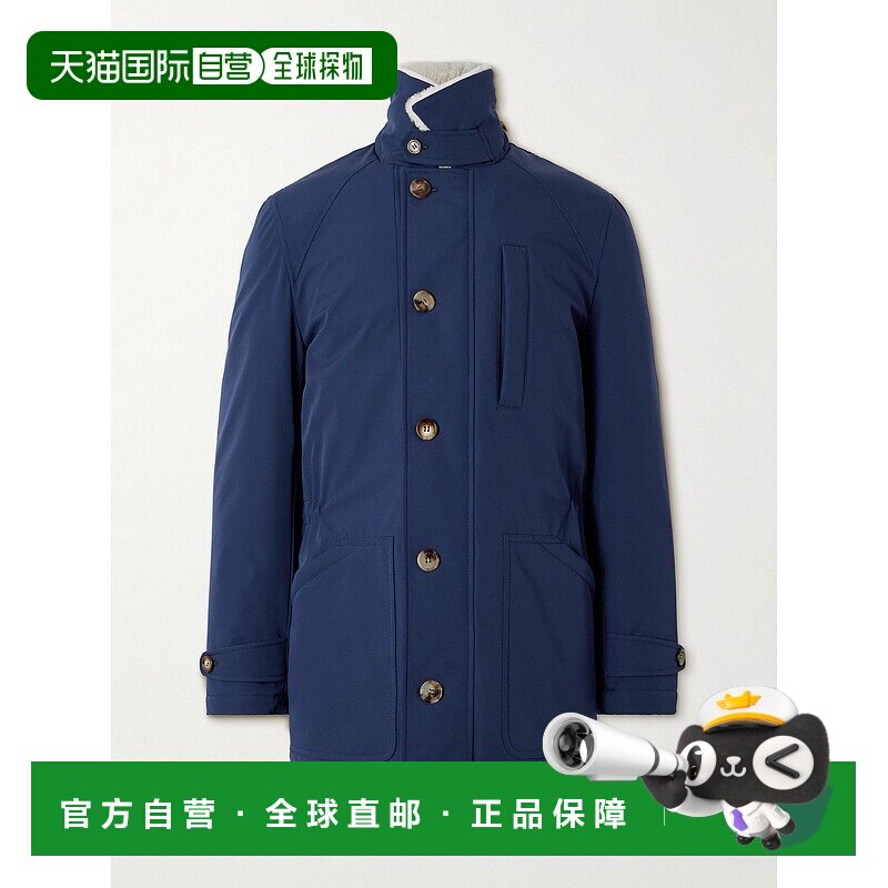 Brunello Cucinelli 布内罗 古奇拉利 男士 Shell 皮毛饰外套夹克