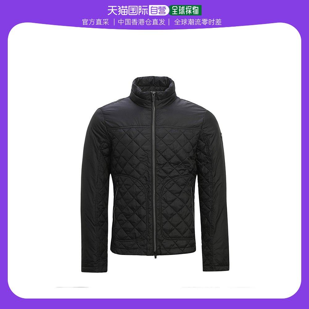 香港直邮ARMANI JEANS 男士黑色聚酰胺纤维夹克 Z6B71-ZM-12