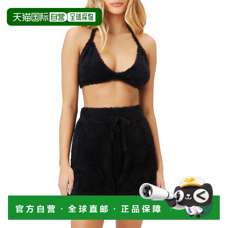 自营frankies bikinisRebel Fuzzy Short In Black - black 美国
