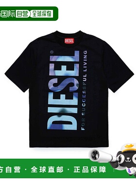 1h可退 日本直邮DIESEL KIDS 儿童 宽松短袖T恤 j01366kyaun