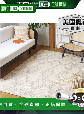 自营Safavieh Marbella 系列 MRB903P - 象牙色 / 橙色 【美国奥