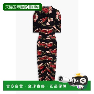 女士 1h可退 butrym magda 层叠感褶皱印花针织中长 香港直邮潮奢