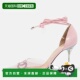 Bow Pink 自营Mach Pvc Mach And Embellished Leather Crystal