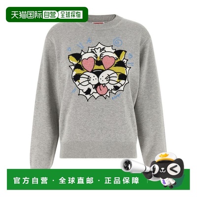 香港直邮KENZO 女士针织衫 FG52PU7443LO93 SS2026 灰色 Grey woo
