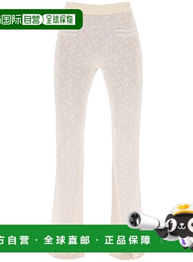 香港直邮PALM ANGELS女士休闲裤PWHG026R24KNI0010361阔腿裤