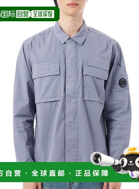 韩国直邮CP COMPANY 有机华达呢实用镜片衬衫 (18CMSH128A 110143