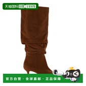 香港直邮Simkhai 女士 Jordi 1h可退 绒面革及膝靴子 brown棕色