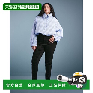 黑色紧身牛仔裤 香港直邮ASOS 设计简洁款 Curve 女士