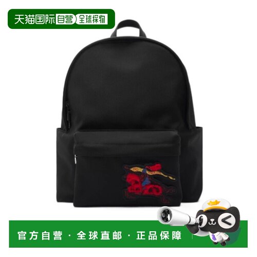 1h可退 香港直邮BURBERRY 男士双肩包 81195901 SS2026 黑色 EKD