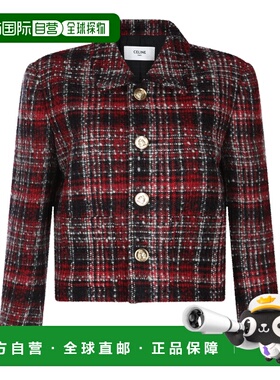 香港直邮CELINE 女士西服 RV0OL0103GAB3 AW2025 红色 Jackets