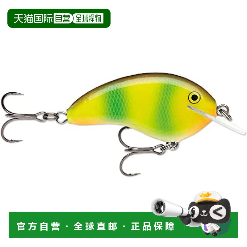 【日本直邮】Rapala乐伯乐 路亚鱼饵OG TINY4 5.5cm OGT04COS黄绿