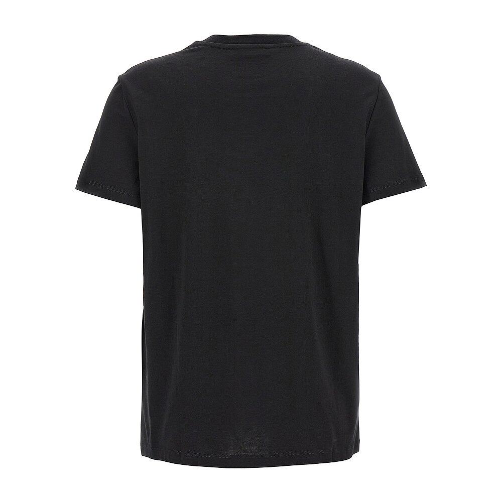 MAX MARA 女士T恤 PAPAIA002 AW2024 黑色 Black cotton t-shirt