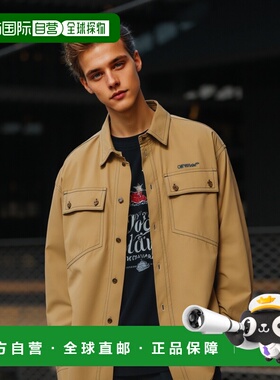 香港直邮OFF-WHITE 男士衬衫 OMES017S25FAB0016157 SS2025男装